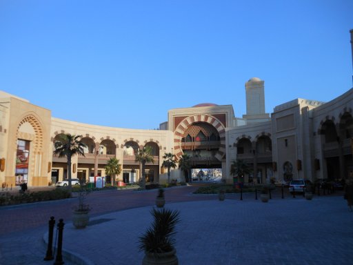 The Pearl, Doha, Katar, Zufahrt Hafen Shopping Bereich