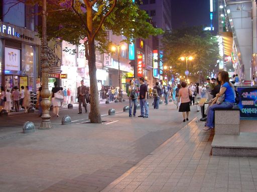 Seoul, Korea, Einkaufsstraße