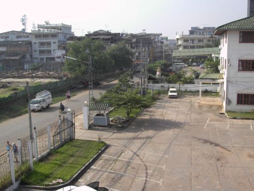 Day Inn Hotel, Vientiane, Laos, Standard Zimmer Ausblick aus dem Fenster