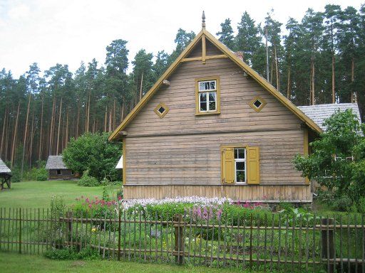 Ethnografisches Freilichtmuseum, Riga, Lettland, modernes Bauernhaus aus dem Jahr 1975