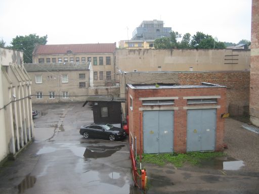 Hotel Metropolis Kaunas, Litauen, Zimmer 204 Ausblick aus dem Fenster