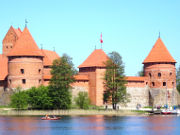 Trakai, Litauen, Wasserburg und Museum