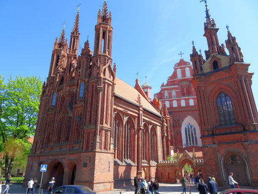 Vilnius, Litauen, St. Anne und Bernhardine Kirche