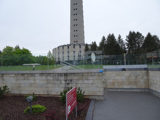 Fernsehturm, Vilnius, Litauen, Zugang durch den Antennenpark