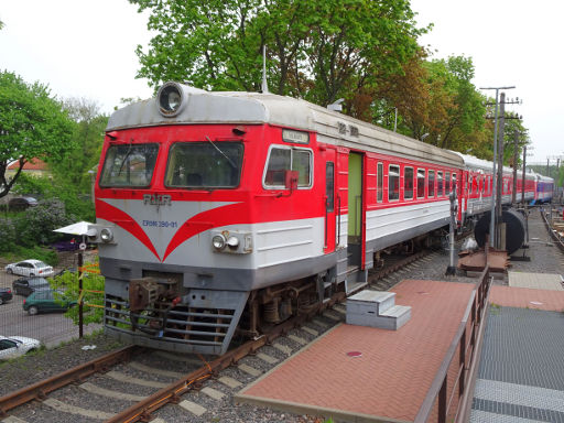 Litauisches Eisenbahnmuseum, Außenausstellung, Vilnius, Litauen, RVR ER9M 390-01