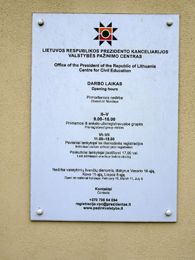 The Center for Civil Education, Vilnius, Litauen, Eingang Totoriu Gatve 28, LT-01121 Vilnius