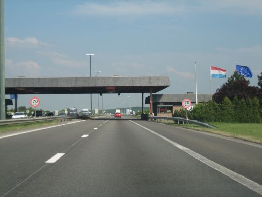 Luxemburg, Großherzogtum Luxemburg, Autobahn, Grenze zu Belgien