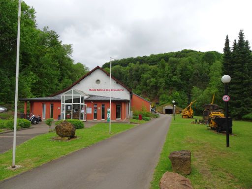 MNM Nationales Bergbaumuseum, Rumelange, Luxemburg, Eingang zum nationalen Bergbaumuseum