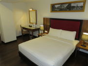 Armenian Street Heritage Hotel, Penang Georgtown, Malaysia, Zimmer 313 mit Doppelbett