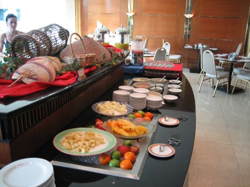 Coronade Hotel, Kuala Lumpur, Malaysia, ein Abschnitt vom Frühstücksbuffet