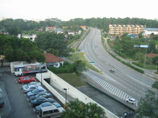 Hyatt Regency Hotel, Johor Bahru, Malaysia, Ausblick aus dem Zimmer