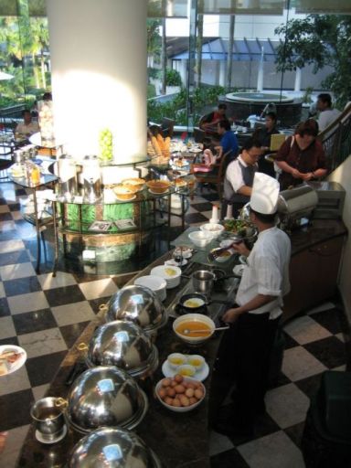 Hyatt Regency Hotel, Johor Bahru, Malaysia, Frühstücksbuffet