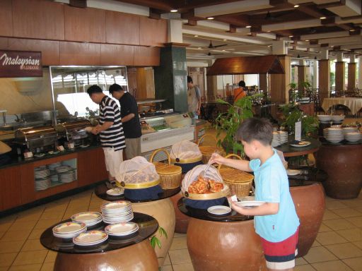 Pangkor Island Beach Resort, Malaysia, Frühstücksbuffet