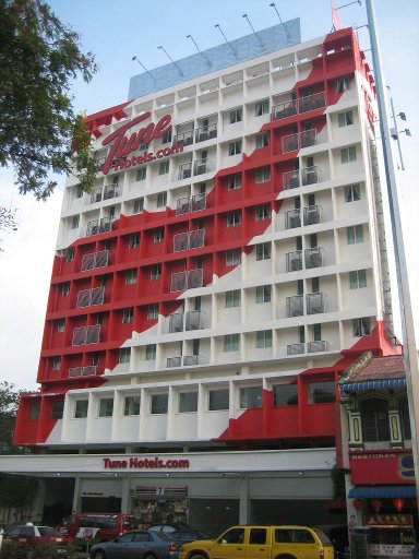 Tune Hotels, Penang Georgtown, Malaysia, Aussenansicht