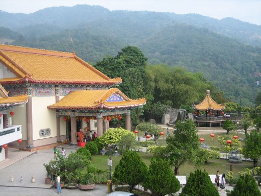 Kek Lok Si Tempel, Air Itam, Penang, Malaysia, Tempel auf der oberen Ebene