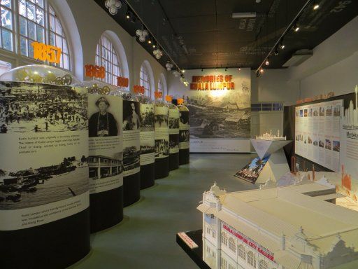 City Gallery Heritage Tour, Kuala Lumpur, Malaysia, Ausstellung der Stadtgeschichte