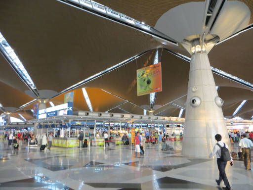 Internationaler Flughafen, KUL KLIA, Kuala Lumpur, Malaysia, Abflugbereich