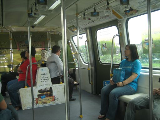 KL Monorail, Kuala Lumpur, Malaysia, Innenansicht