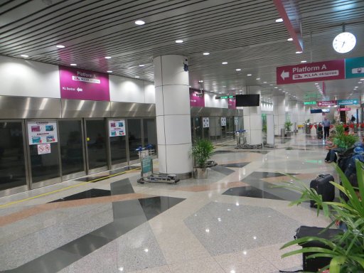 Kuala Lumpur, Malaysia, KLIA ekspres, Station Flughafen KLIA