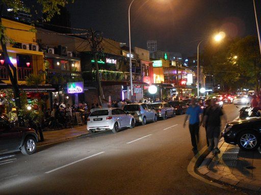 Nachtleben, Kuala Lumpur, Malaysia, Changkat Bukit Bintang