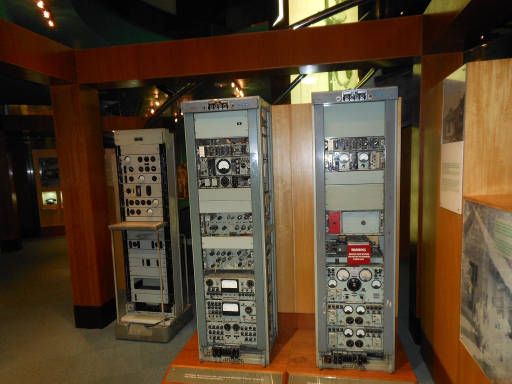 Telekom Museum, Kuala Lumpur, Malaysia, Schaltanlagen in der Vermittlungstechnik