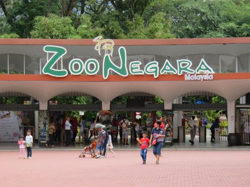 Zoo Negara, Kuala Lumpur, Malaysia, Eingang