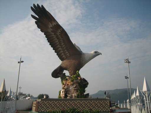 Langkawi, Malaysia, Der Adler, das Wahrzeichen