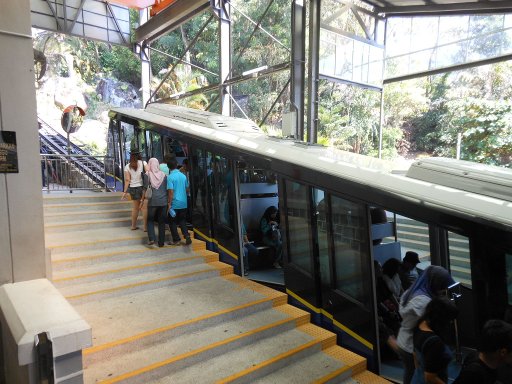 Bukit Bendera / Penang Hill, Air Itam, Penang, Malaysia, Standseilbahn Talstation