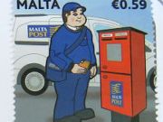 Malta Post, Briefmarke für 0,59 € im Dezember 2017