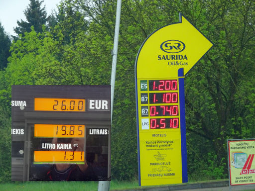 Alamo®, Litauen, Saurida Tankstelle in 56337 Rumsiskes