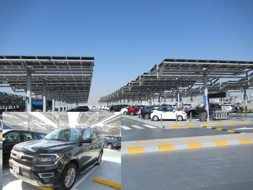 Alamo® Vereinigte Arabische Emirate, Flughafen Abu Dhabi, R&uuml;ckgabe Fahrzeug