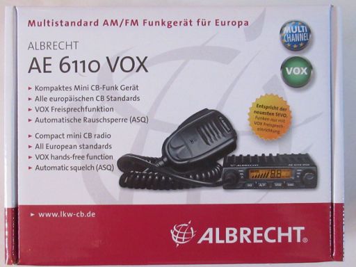 ALBRECHT® AE 6110 VOX CB Radio, Verpackung