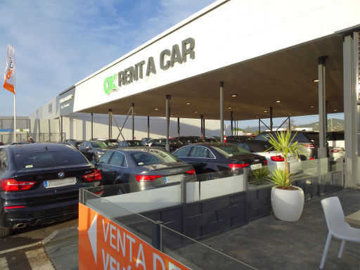 AmigoAutos Rent a Car, OK Rent a car und AmigoAutos Station in der Nähe vom Flughafen Ibiza