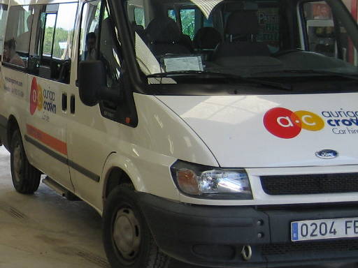 AurigaCrown, Valencia, Spanien, Ford Transit Shuttle Bus 2007