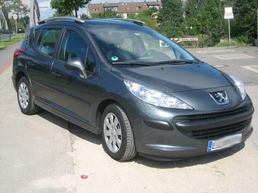 AVIS® Basic Mietwagen in Hannover im August 2008, Peugeot 207 SW 1.4 VTi mit 70 kW