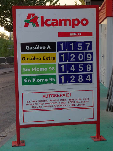 AVIS® Portugal, Alcampo Tankstelle in Madrid