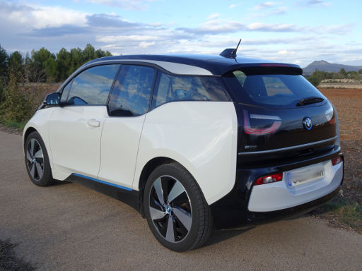 BMW i3, Ansicht von hinten / Seite