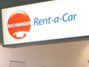 Buchbinder Rent a Car, Deutschland, Schalter im Flughafen Frankfurt Terminal 2
