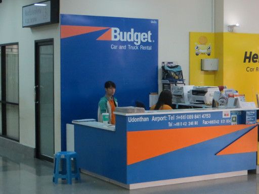 Budget Thailand Büro auf dem Flughafen Udon Thani