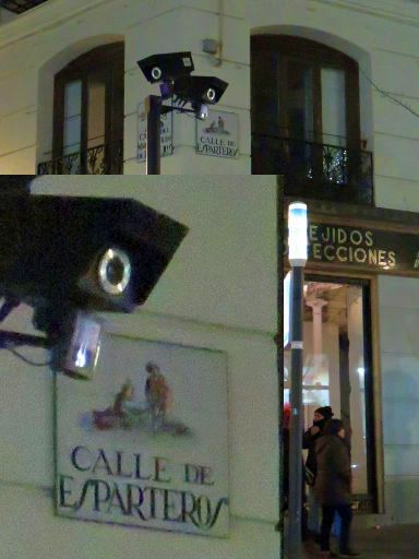 Centauro rent a car, Spanien, Videoüberwachung in der Calle de Esparteros 7 in 28012 Madrid