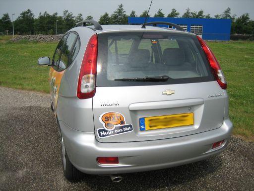 Sixti Chevrolet GM Daewoo Rezzo Tacuma im Juni 2006, Ansicht von hinten