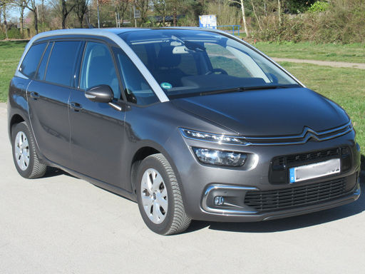 Citroën C4 SpaceTourer Selection PureTech 130 S&S, Ansicht von vorne / Seite