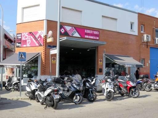 DIVA MOTOS, Motorrad und Motorroller Vermietung, Spanien, Ladengeschäft in der Calle Vereda de los Barros 30, 28925 Ventorro del Cano Alcorcón
