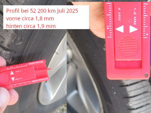 Dodge Challenger 3.6 V6 227 kW, Reifen 52 200 km Laufleistung im Juli 2025