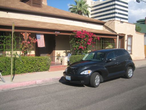 Dollar Rent A Car USA, Mietwagen Chyrsler PT Cruiser 2.4 Liter mit 150 PS 4 Zylinder