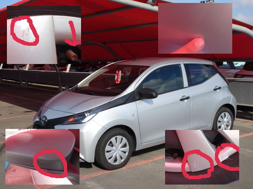 dollar.™, Spanien, Toyota Aygo mit Kleinstschäden