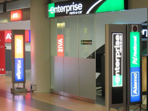 enterprise rent–a–car Mietwagen Station, Hamburg Flughafen, Deutschland