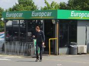 Europcar Großbritannien und Irland, Parkplatz Mietwagenfirmen Flughafen Birmingham