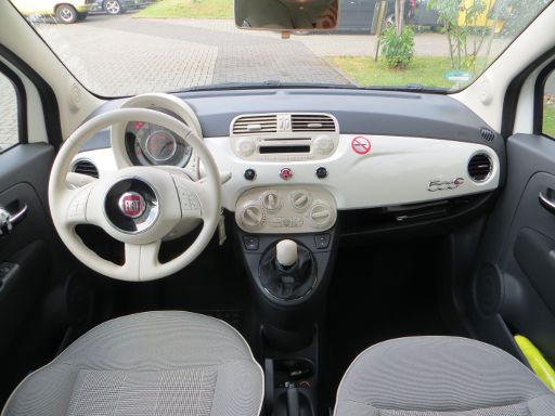 Fiat 500C Serie3 1.2 Liter, Armaturenbrett / Innenraum