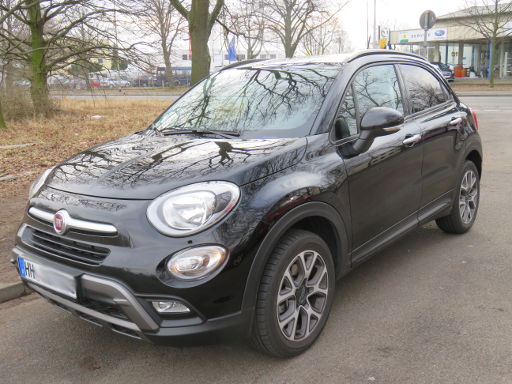 Fiat 500X 1.4 Turbo Multi Air, Ansicht von vorne / Seite